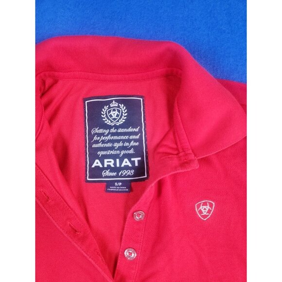 ARIAT Horse Riding Red Sleeveless Shirt Women's Size S/P - Picture 14 of 14